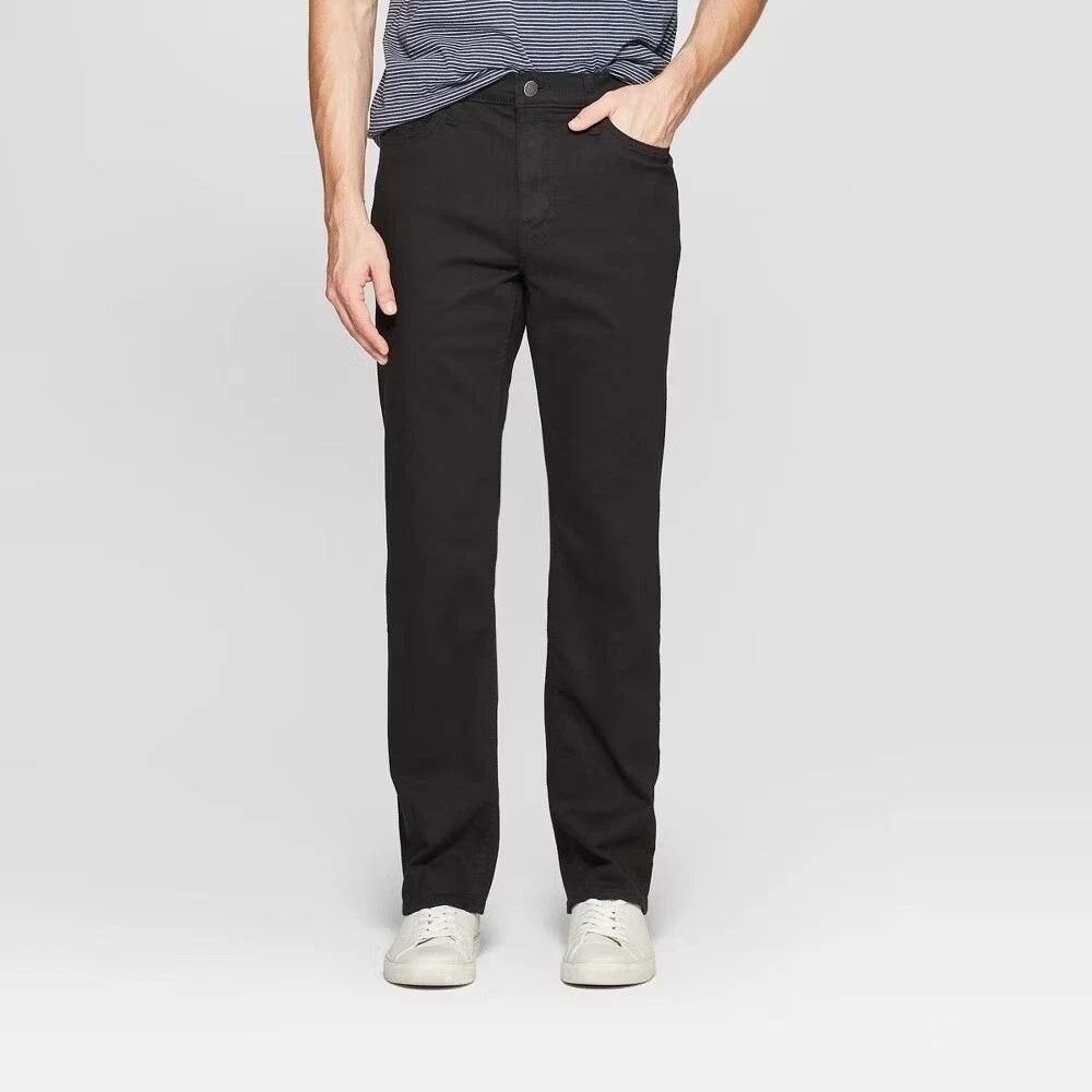 Goodfellow &‎ Co™ Men's Straight Fit Jeans BLACK Recto Total Flex 30x30 NWT